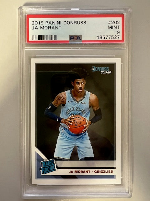 2019 Panini Donruss Ja Morant #202 Mint 9 PSA Trading Card