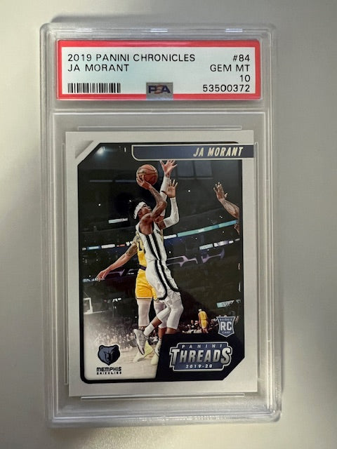 2019 Panini Chronicles Ja Morant #84 Gem Mint 10 PSA Trading Card