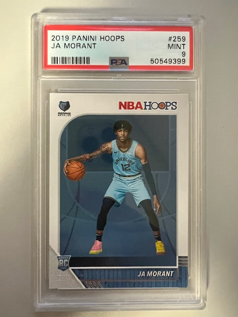 2019 Panini Hoops Ja Morant #259 Mint 9 Trading Card