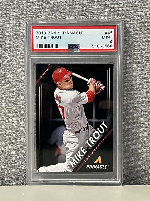 2013 Panini Pinnacle #45 Mike Trout PSA COA