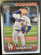 Dodgers Yoshinobu Yamamoto #553 Topps Card
