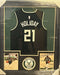 Bucks Jrue Holiday Signed Framed Jersey