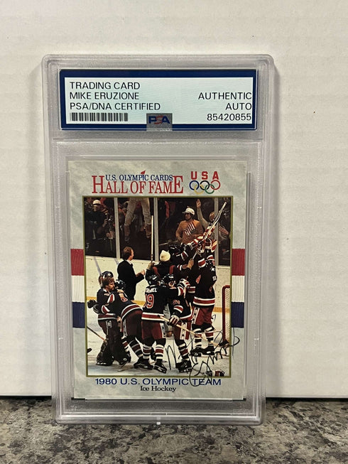 Mike Eruzione PSA/DNA Certified Authentic Auto Trading Card