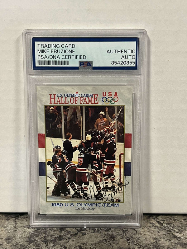 Mike Eruzione PSA/DNA Certified Authentic Auto Trading Card