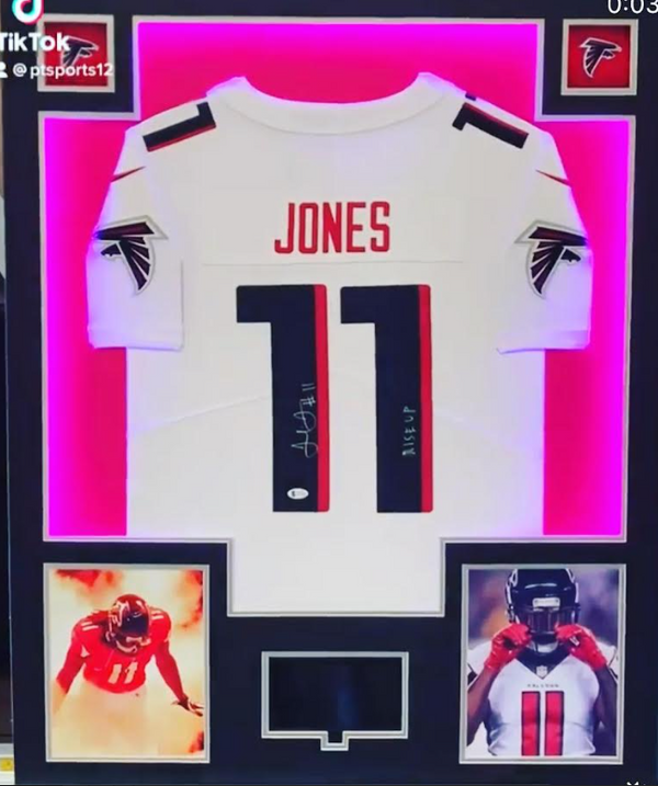 Custom Jersey Video Framing w/ LED Lights