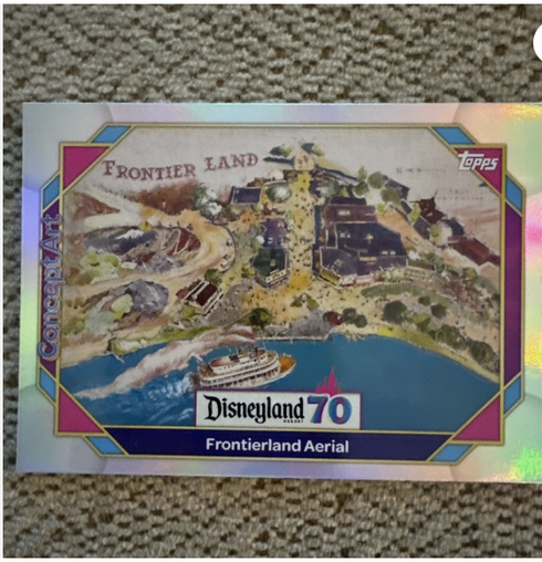2026 Topps Disneyland 70th Anniversary Frontierland Aerial Foil #132