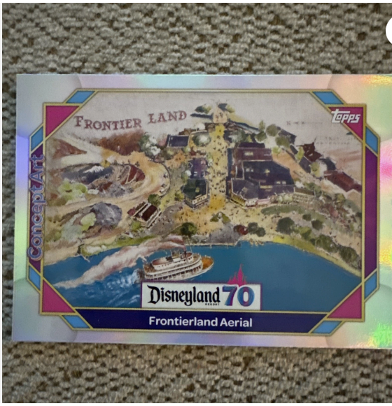 2026 Topps Disneyland 70th Anniversary Frontierland Aerial Foil #132