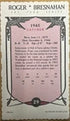 Roger Bresnahan 1984 Art Card Series