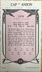 Cap Anson 1984 Art Card Series