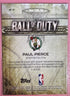 Paul Pierce Ball Of Duty Refractor Topps Chrome