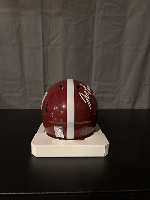 Joe Namath Alabama Signed Mini Helmet Player Holo COA