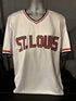 Reggie Smith St. Louis Cardinals Signed White Jersey SWAU COA