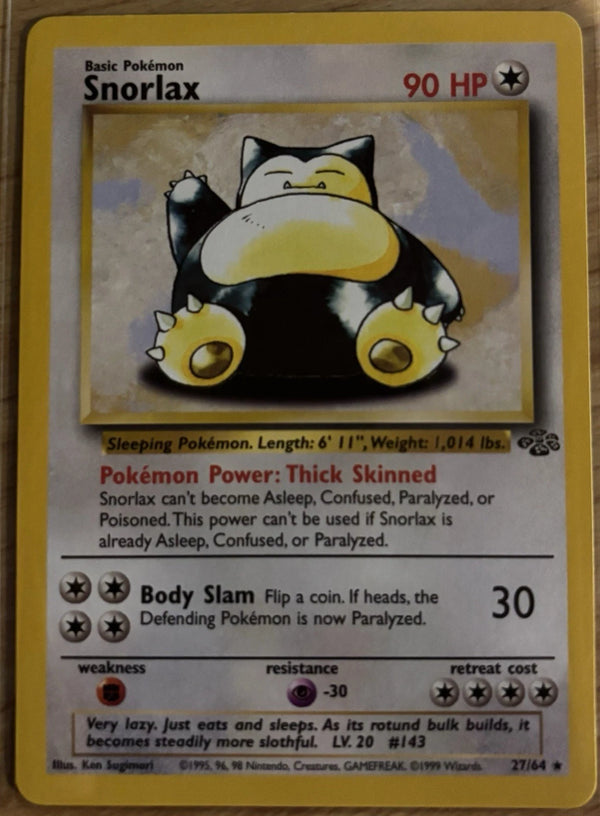 Snorlax 27/64 Jungle Regular