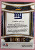 2025 Panini Select-Jaxon Dart #16 Numbers Insert RC