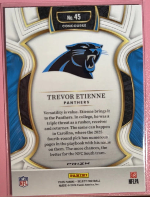 Trevor Etienne Concourse Level RC 2025 Panini Sel