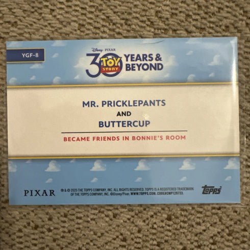 2026 Topps 30 years Toy Story & Beyond You've Got a Friend in Me YGF-8 Hologram