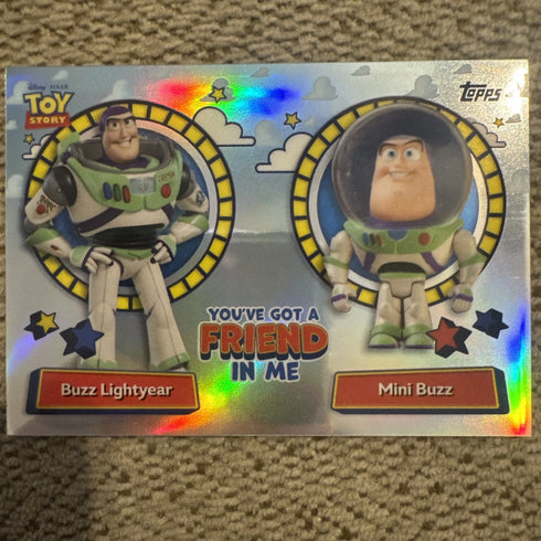 2025 Topps 30 Years of Toy Story Buzz Lightyear and Mini Buzz #YGF-10