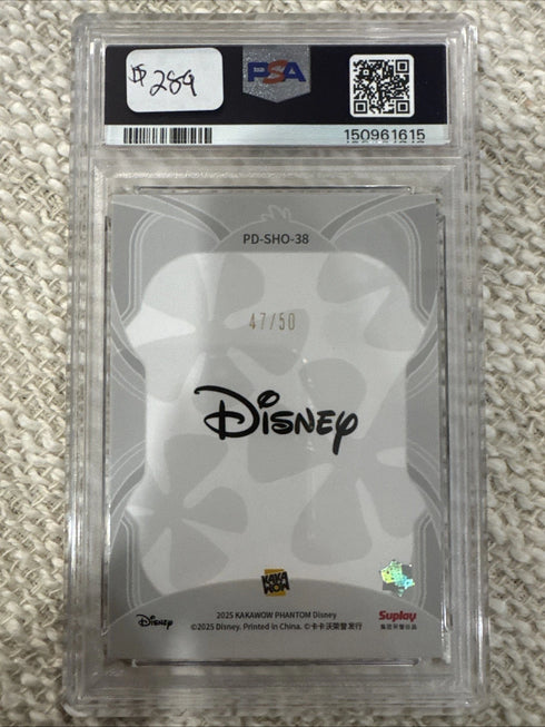 2025 Kakawow Disney Stitch Orange #38 /50 PSA 10