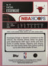 2025-26 Topps NBA Hoops Noa Essengue Chicago Bulls #70 Green Foil Rookie Card