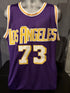 Dennis Rodman Signed Los Angeles Lakers Jersey SWAU COA