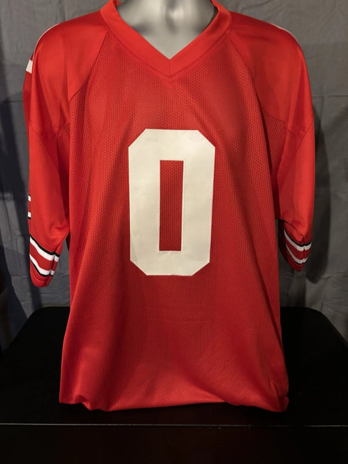 Sonny Styles Signed Ohio State Red Custom Jersey Prime Time COA