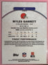 2025 Topps Finest Myles Garrett Green Geometric Refractor /75 Browns