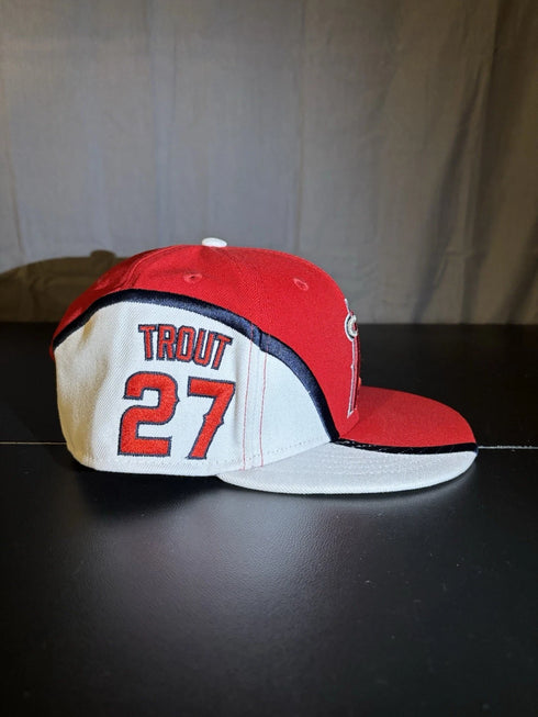 Los Angeles Angels Trout Logo New Era Snapback Hat