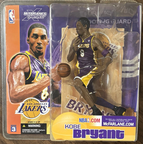 NBA Series 3 McFarlane Kobe Bryant Los Angeles Lakers Sportspicks Sealed