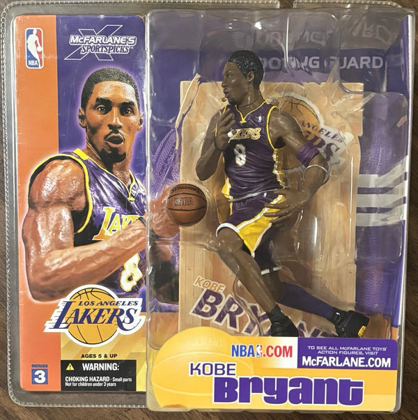 NBA Series 3 McFarlane Kobe Bryant Los Angeles Lakers Sportspicks Sealed