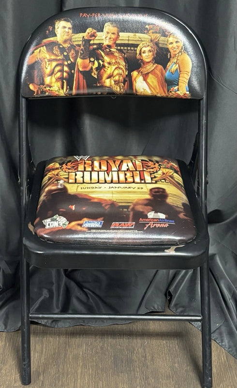 WWE 2006 Royal Rumble PPV Maximus American Airlines Arena Miami Ring Side Chair