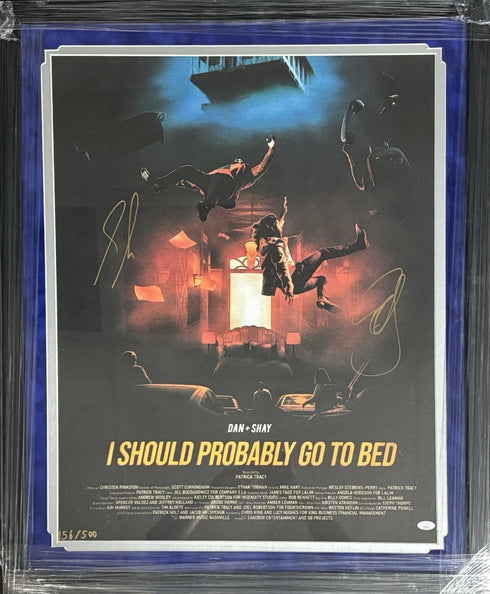 Dan And Shay Signed Framed I Should Probably Go To Bed 20x30 Poster LE /500 JSA