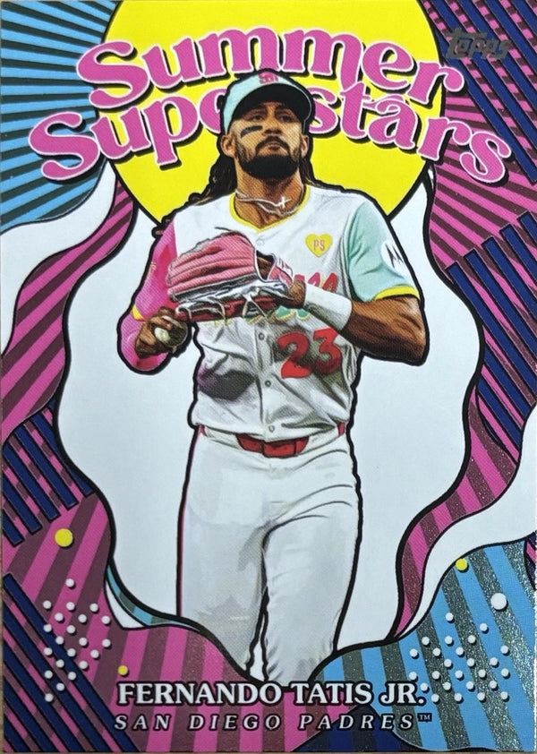 2025 Topps Chrome Fernando Tatis Jr San Diego Padres Summer Superstars #SS-36