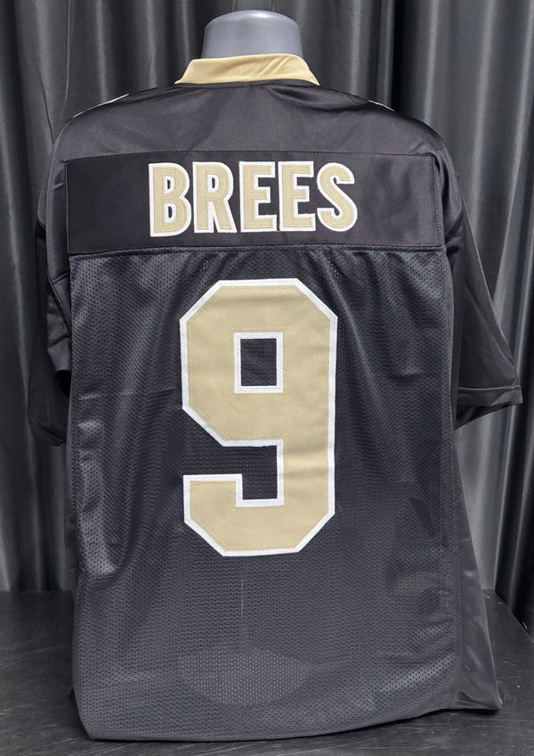 Custom Unsigned Drew Brees Black Jersey XL