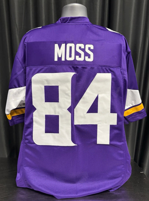 Custom Unsigned Randy Moss Purple Jersey XL