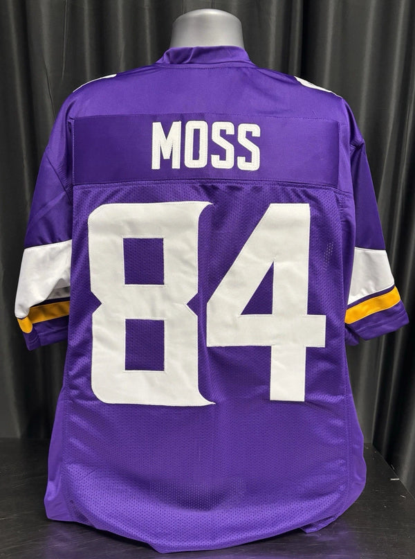 Custom Unsigned Randy Moss Purple Jersey XL