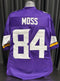 Custom Unsigned Randy Moss Purple Jersey XL