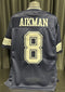 Custom Unsigned Troy Aikman Blue Jersey XL
