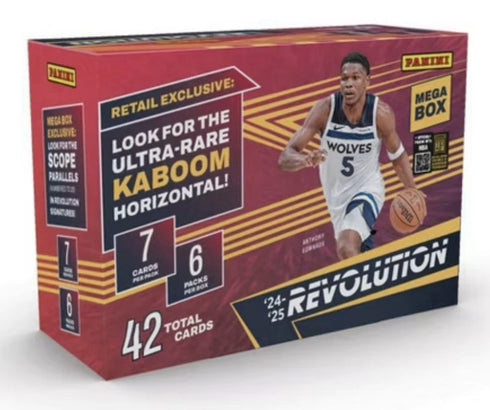 2024-25 Panini NBA Revolution Basketball Trading Card Mega Box