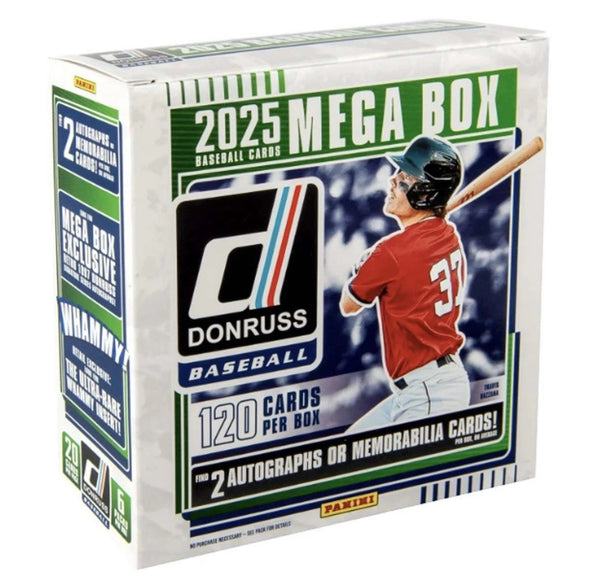 2025 Panini Donruss Baseball Trading Card Mega Box
