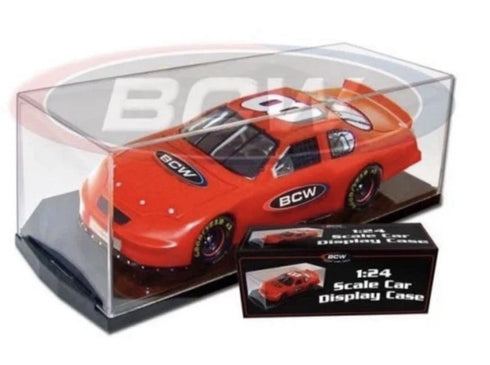Share BCW 1/24 Scale Diecast Car Display Case For Action, NASCAR Acrylic w/ Black Base