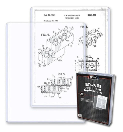 BCW 1-TLCH-8.5X11 Topload Holder - Individual 1 Count