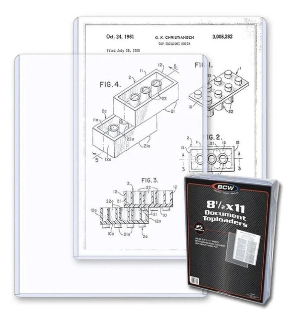 BCW 1-TLCH-8.5X11 Topload Holder - Individual 1 Count