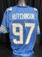 Custom Unsigned Aiden Hutchinson Blue Jersey XL