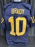 Share Custom Unsigned Tom Brady Navy Jersey XL