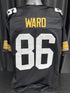 Custom Unsigned Hines Ward Black Jersey XL
