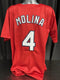 Custom Unsigned Yadier Molina Red Jersey XL