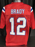 Custom Unsigned Tom Brady Red Jersey XL