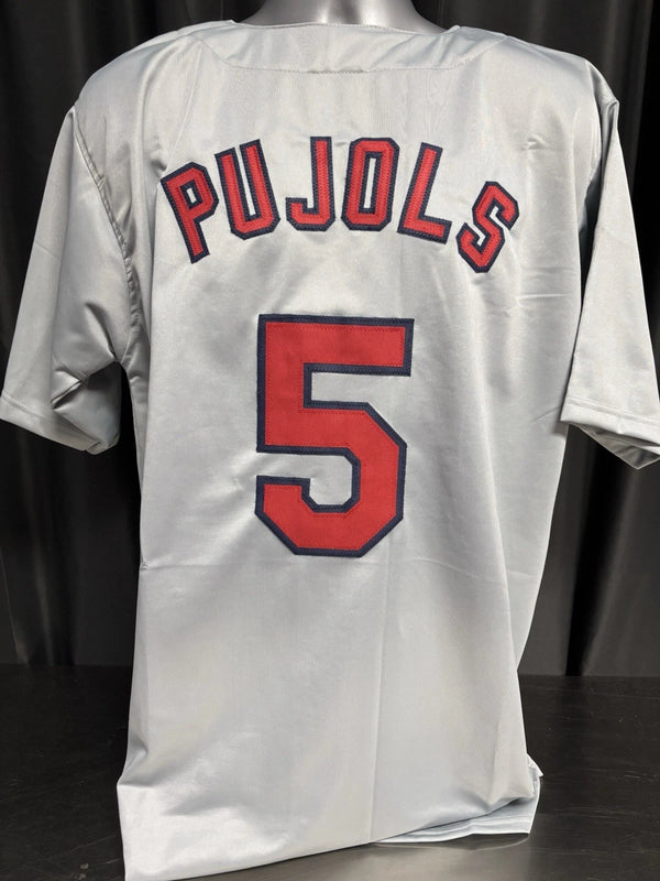 Custom Unsigned Albert Pujols Grey Jersey XL