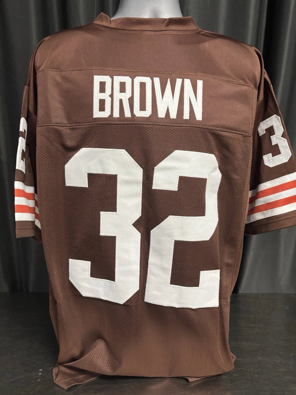 Custom Unsigned Jim Brown Brown Jersey XL