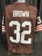 Custom Unsigned Jim Brown Brown Jersey XL